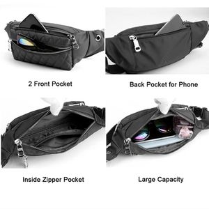 Black fanny pack